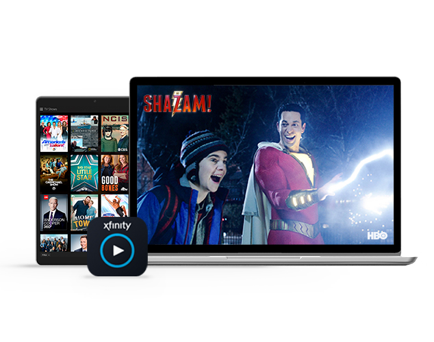 "Shazam" movie on laptop screen